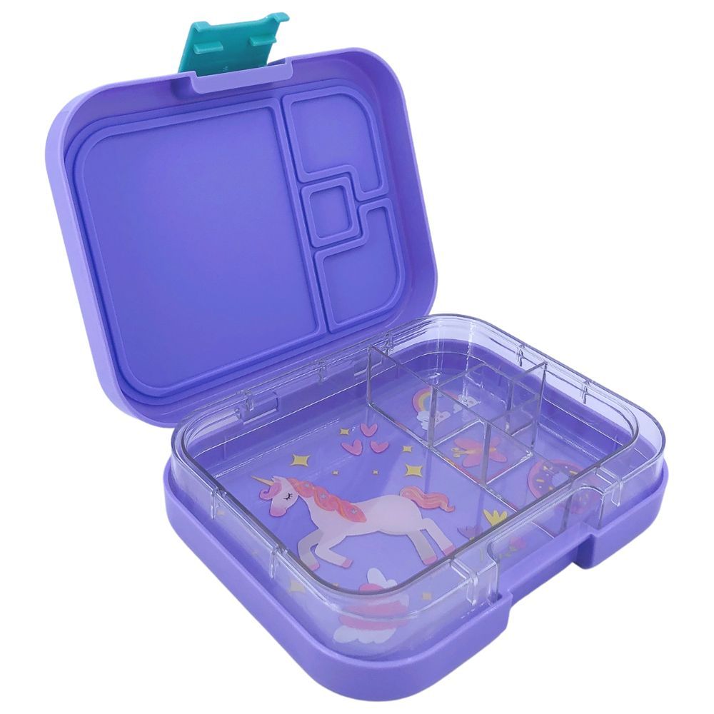 TW Bento Box - 4 Compartments Bento Box - Purple