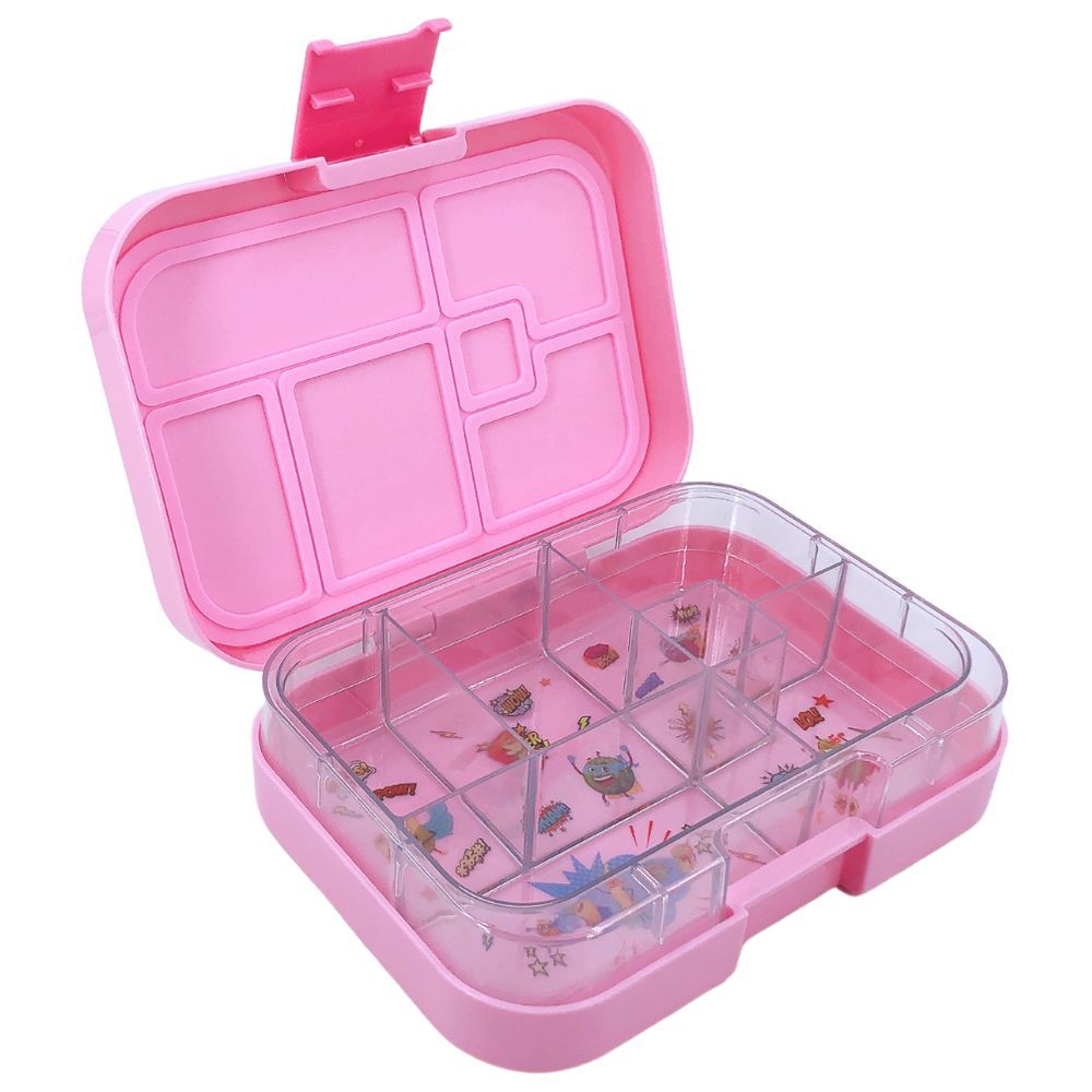 TW Bento Box - 6 Compartments Bento Box - Pink