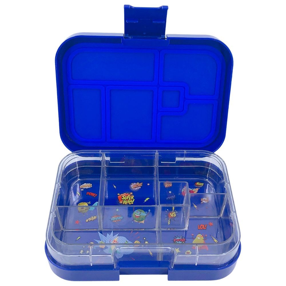 TW Bento Box - 6 Compartments Bento Box - Blue