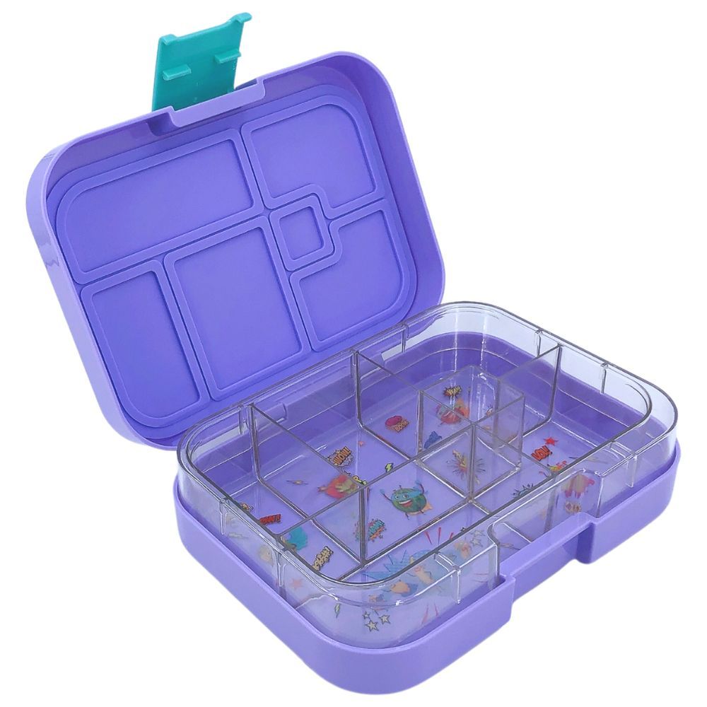 TW Bento Box - 6 Compartments Bento Box - Purple