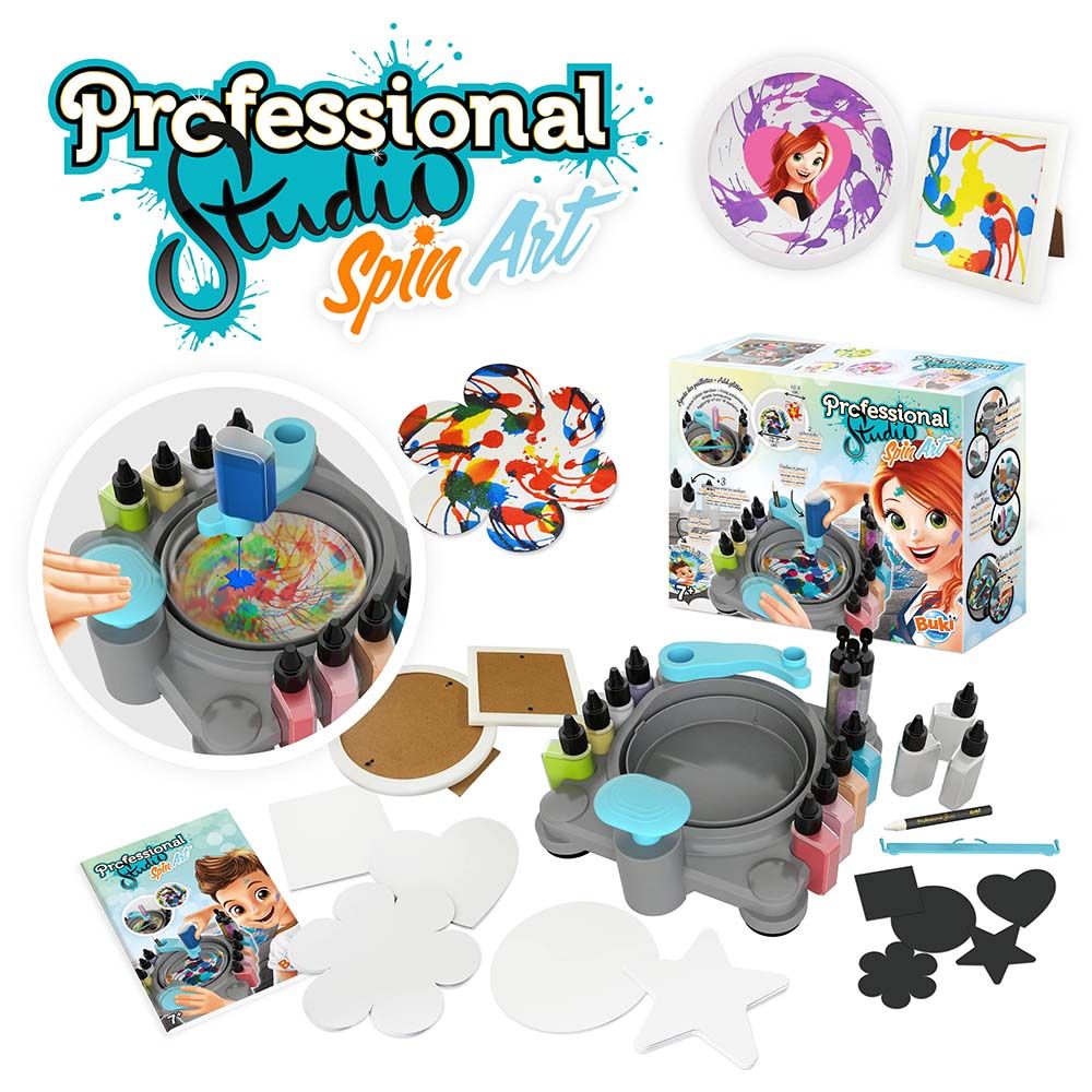 Buki France - Professional Studio Spin Art Kit