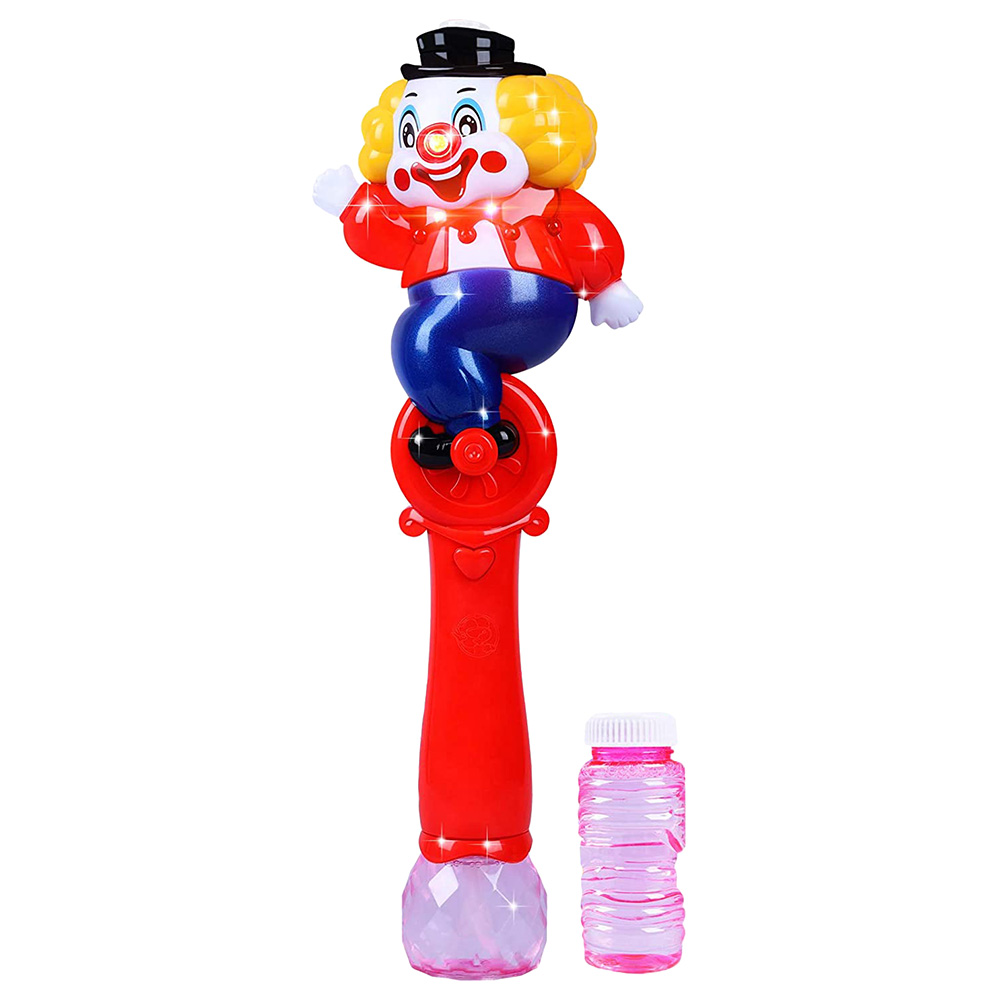 Wanna Bubbles Clown Joker Bubble Wand w Music Lights Buy at Best Price from Mumzworld