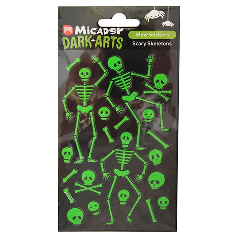 Micador - Spooky Eyes Glow Stickers 1 Pack - Assorted