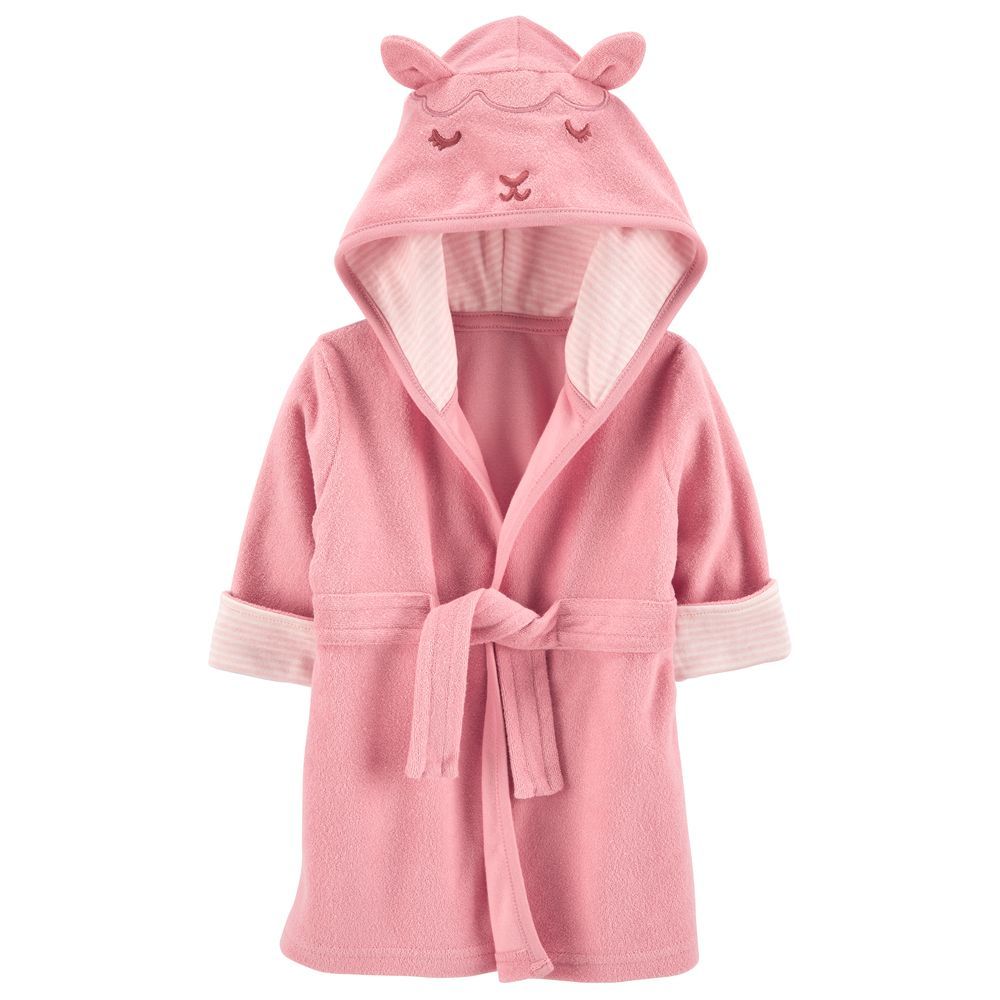 Carters - Lamb Hooded Terry Bathrobe - Pink