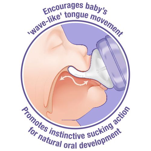 Lansinoh - Feeding Bottle 240ml With Natural Wave Teat