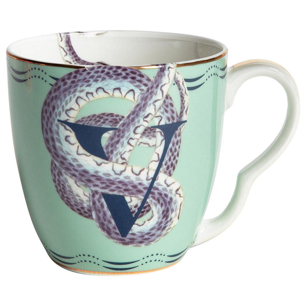 Yvonne Ellen - V - Alphabet Mug - Viper