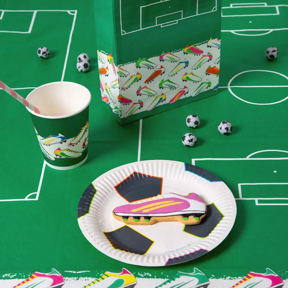 Talking Tables - Football Round Paper Plate - 18cm - 12pcs