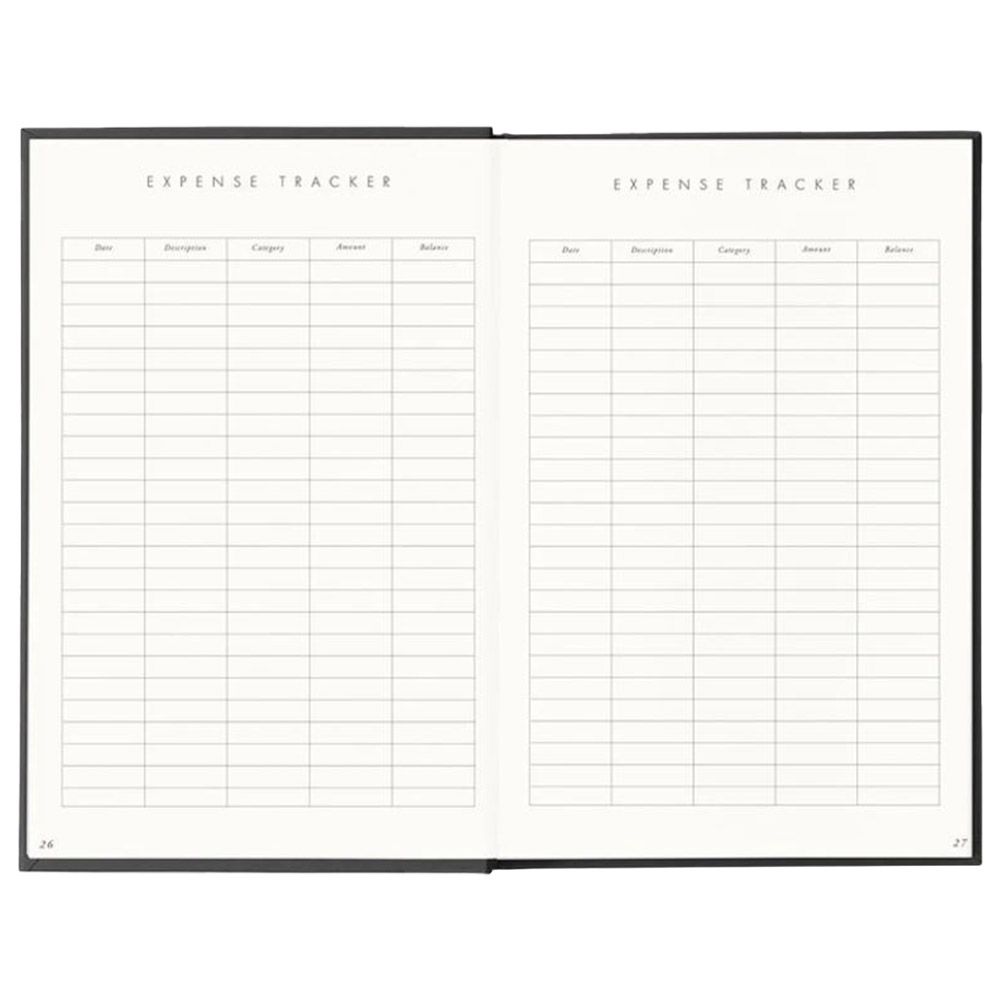 Career Girl London - Give Yourself Credit Journal - Black