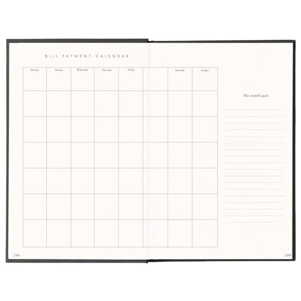 Career Girl London - Give Yourself Credit Journal - Black