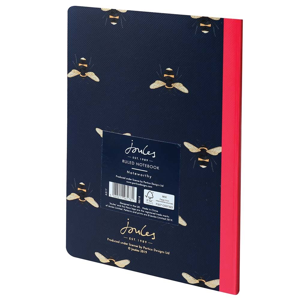 Joules - Bees Pocket A5 Notebook