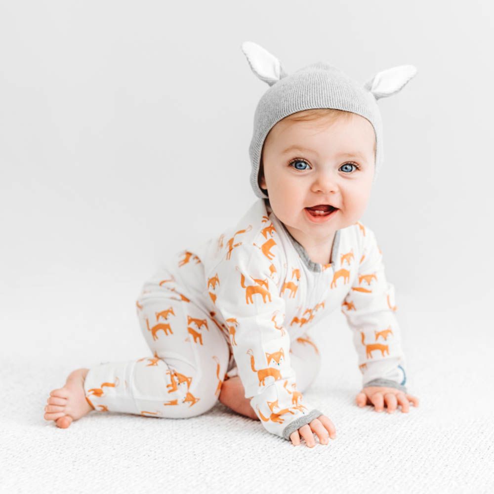 Kit & Kin - Baby Bunny Hat - Grey