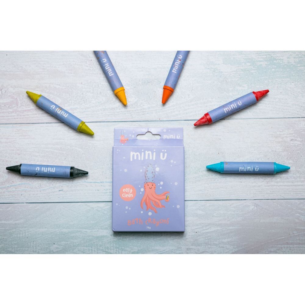 Mini U - Bath Crayons - 6pcs