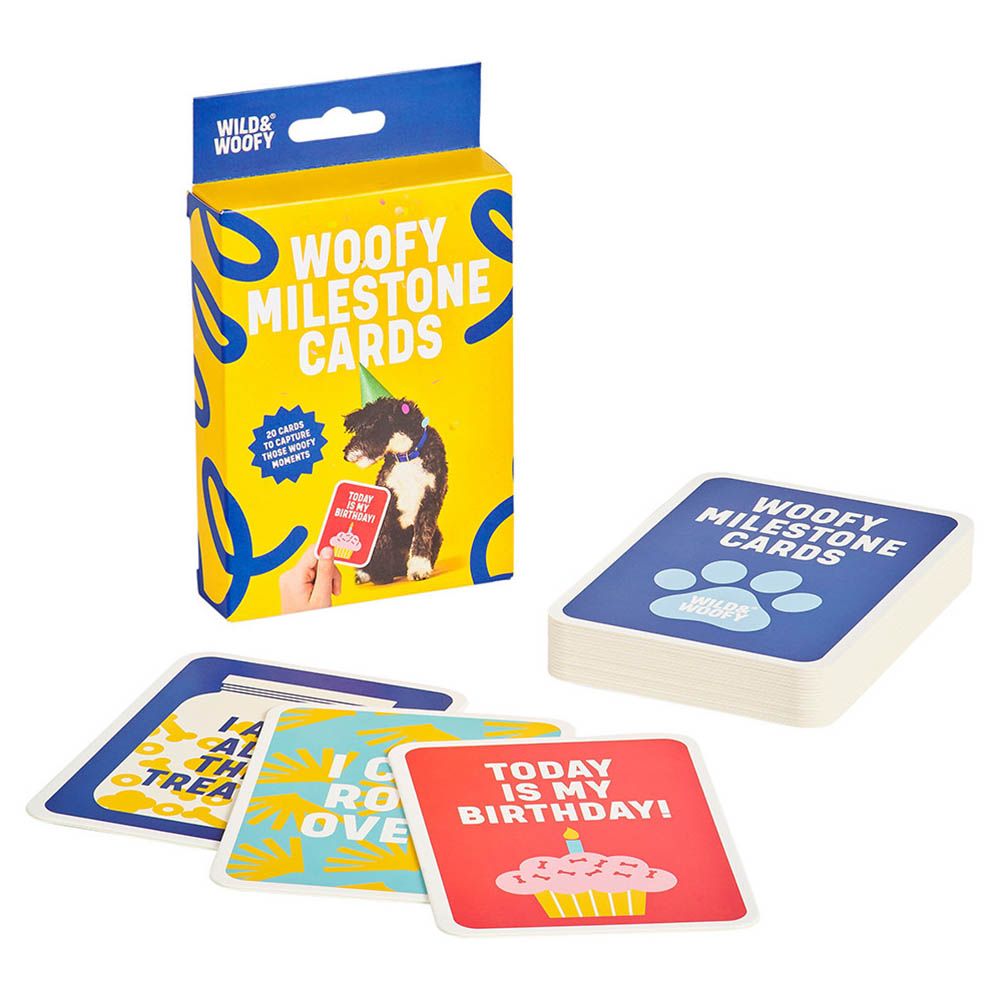 Wild & Woofy - Dog Milestone Cards