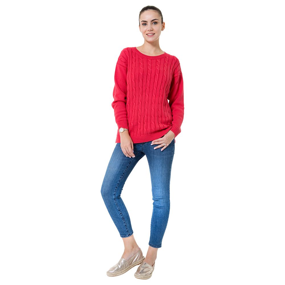 Accouchee - Cozy Strike Pink Pregnancy/Nursing Knitwear