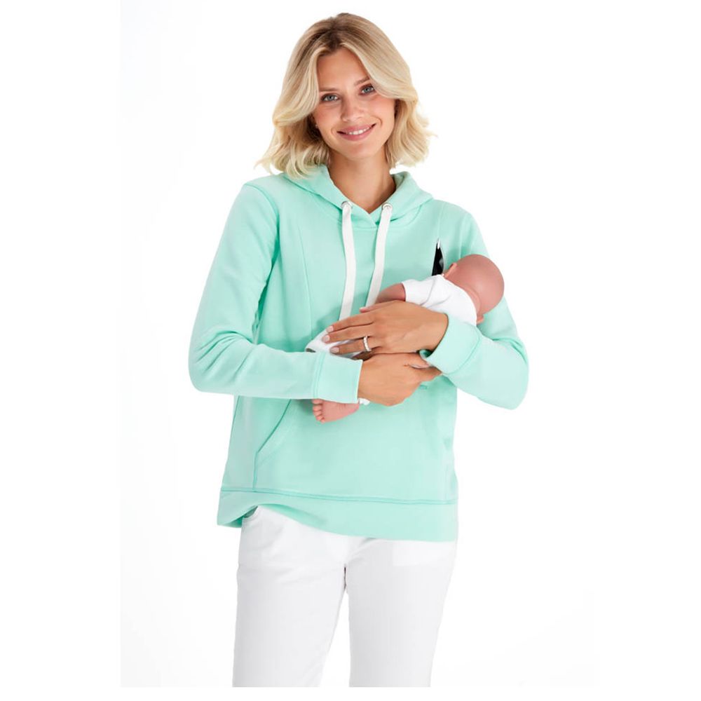 Accouchee - Iconic Sweatshirt For Pregnancy & Nursing - Green