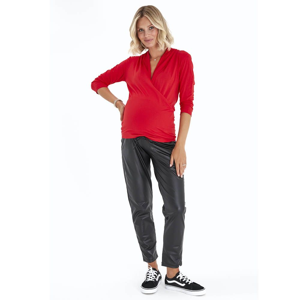 Accouchee - Pure Top For Pregnancy, Nursing And After - Red