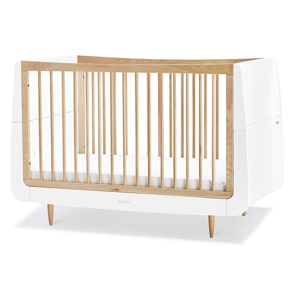 Natural wood cot bed on sale