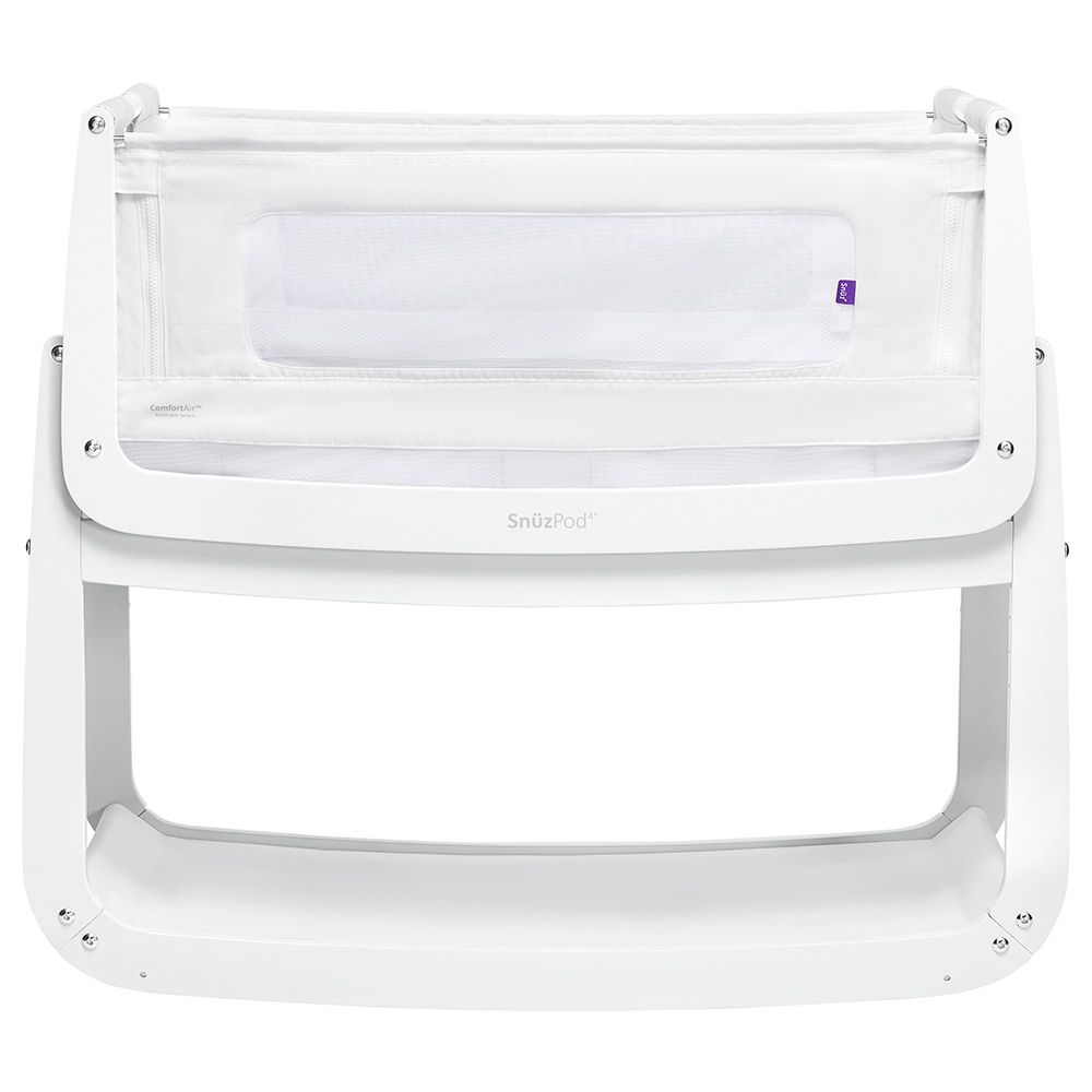 Snuz - SnuzPod 4 Bedside Wooden Crib - White