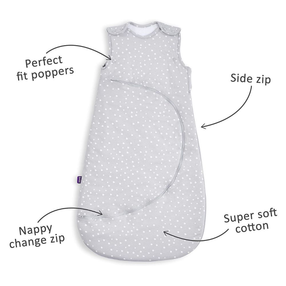 Snuz - SnuzPouch Sleeping Bag - 6-18M - White Spots