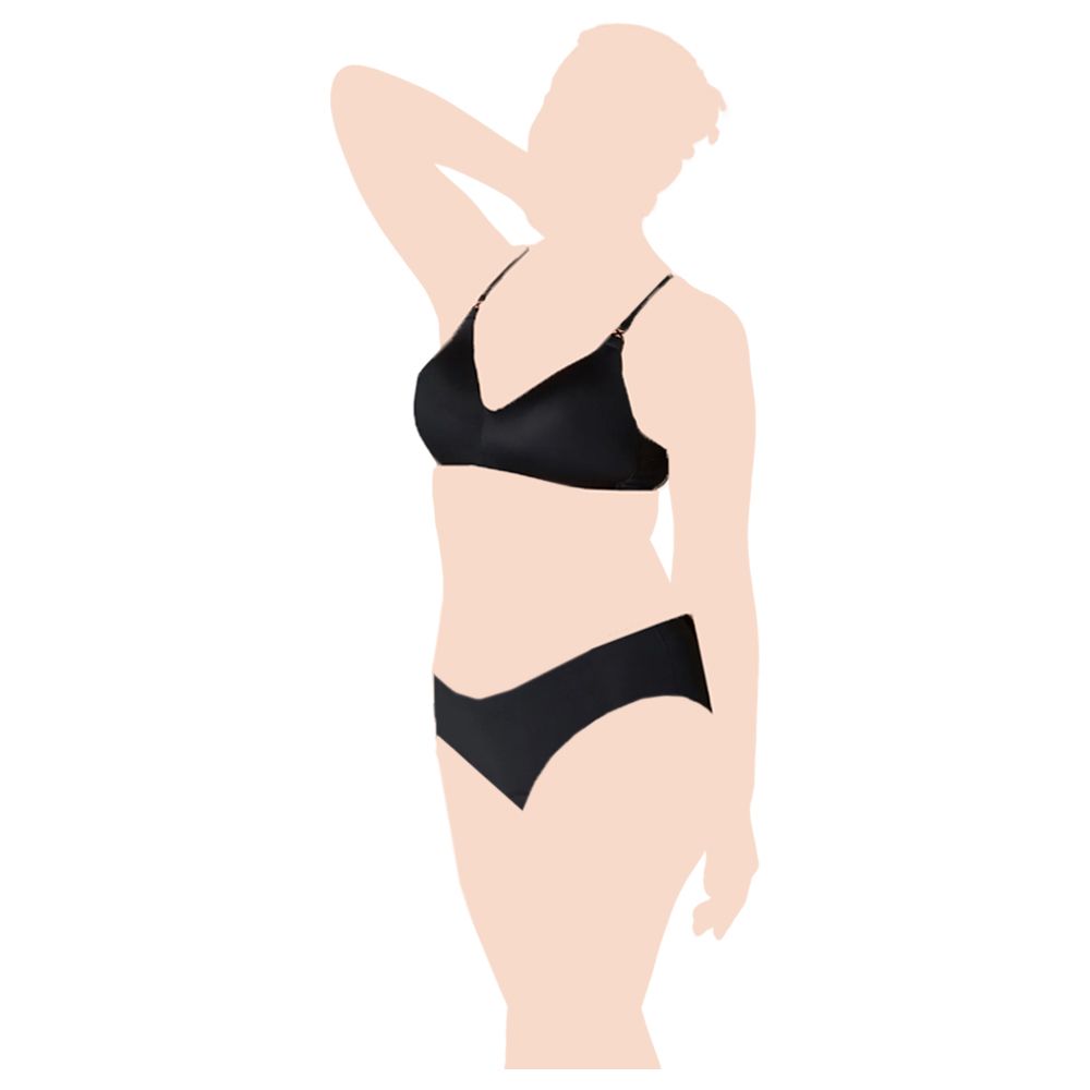 Viita Protection - Seamless Leak-Proof Bikini - Black