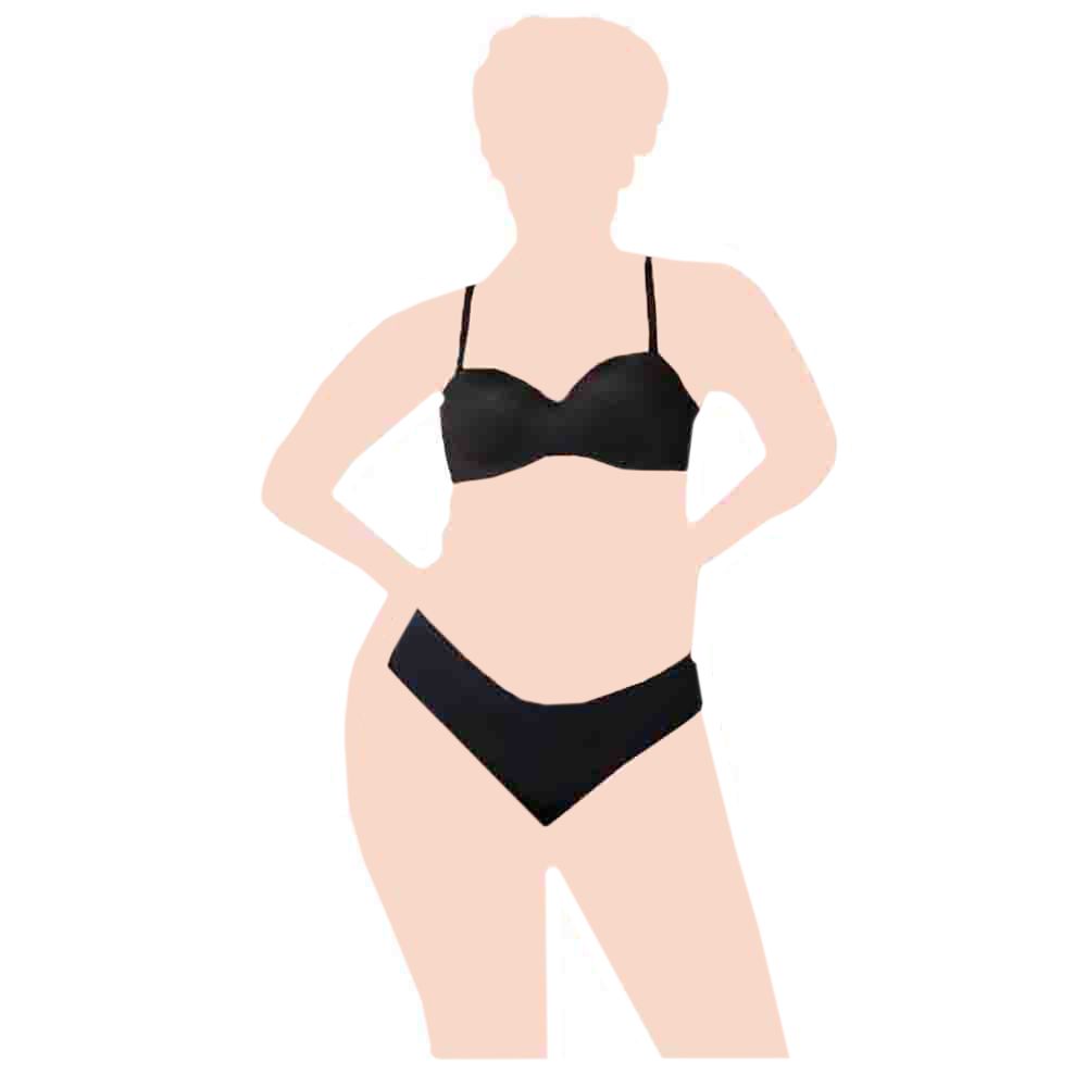 Viita Protection - Seamless Leak-Proof Bikini - Black