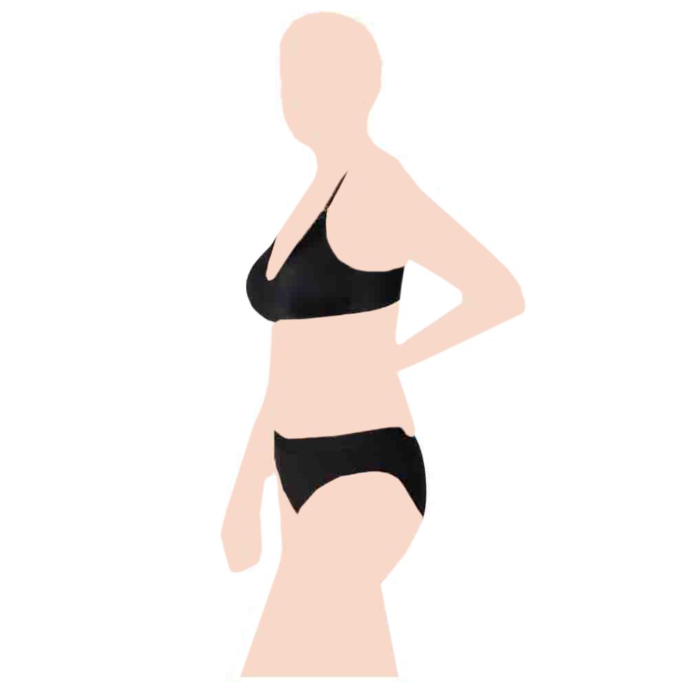 Viita Protection - Period-Proof Organic Cotton Bikini - Black