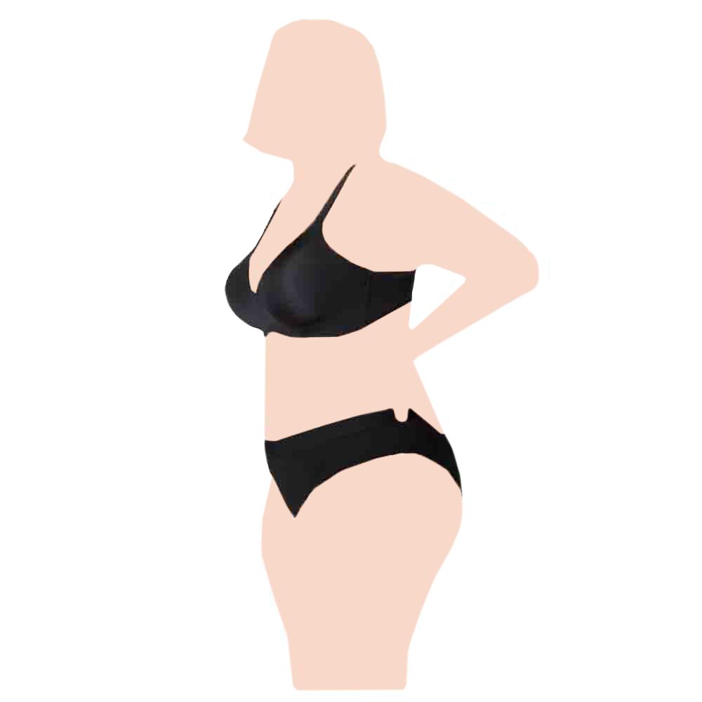 Viita Protection - Period-Proof Organic Cotton Bikini - Black