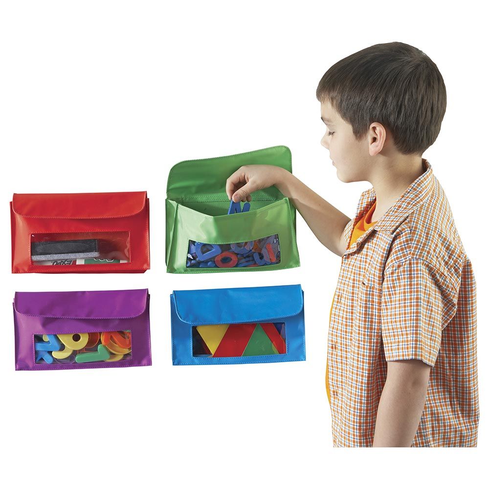 Learning Resources - Magnetic Storage Pockets Set of 4