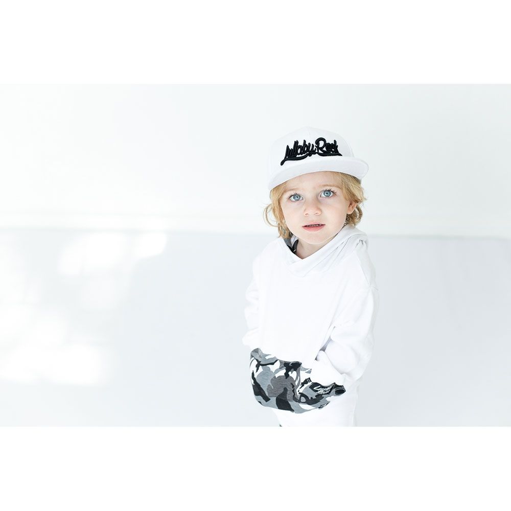 Lullaby Rock - Kidrocker Cap - White