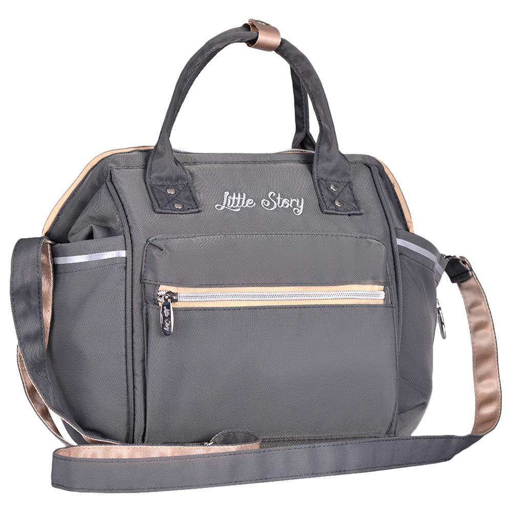 Little Story Ace Diaper Bag - Grey