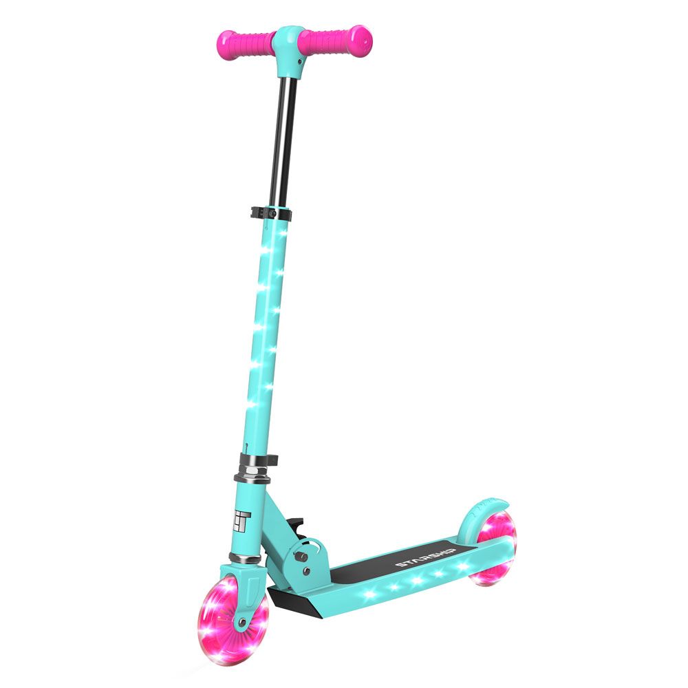 Spartan - Lit Starship Bright Turquoise - 2 Wheel Scooter