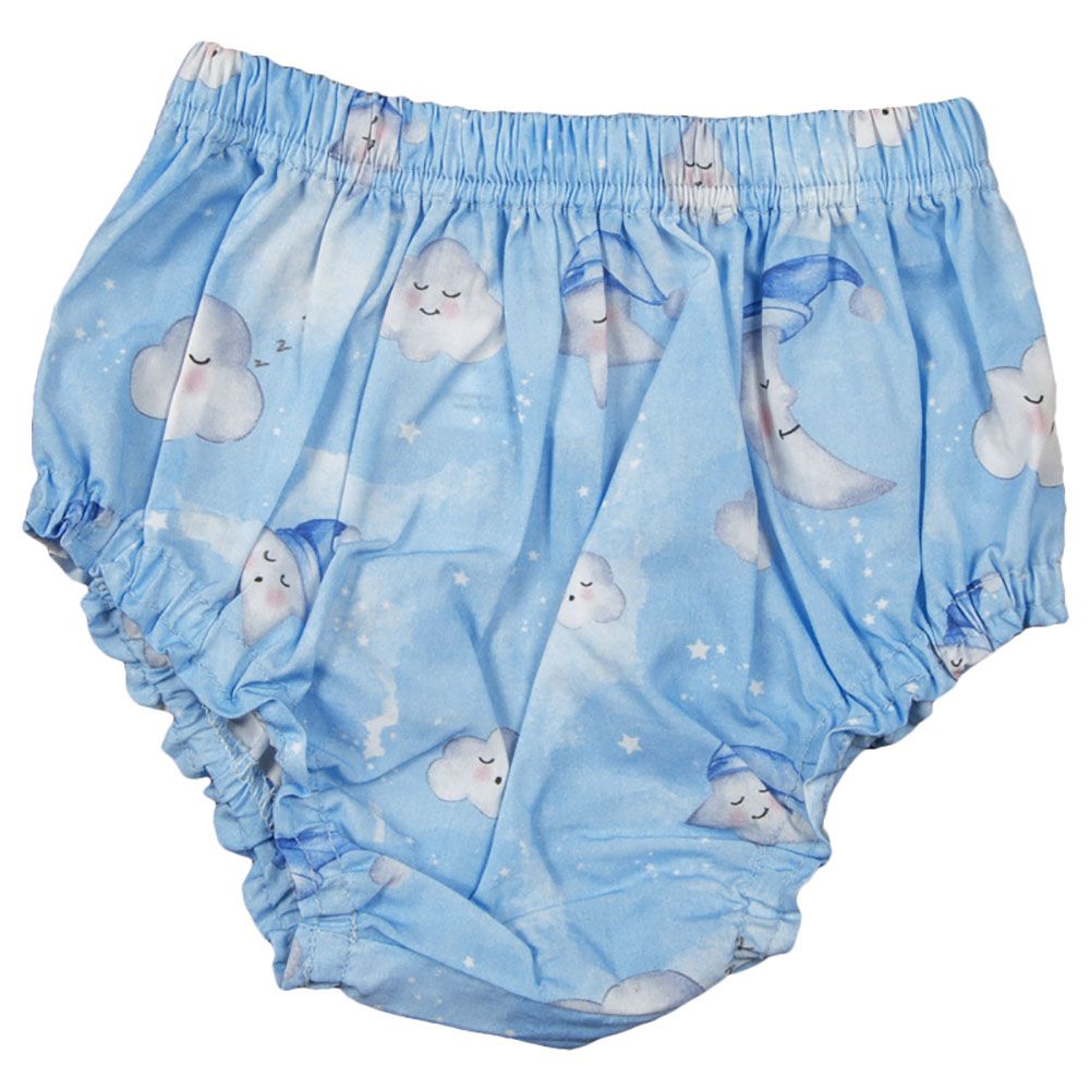 Little West Street - Celestial Blue Organic Diaper Cover