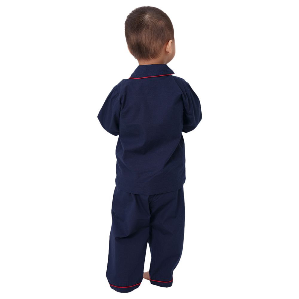 Little West Street - Out Of This World Pajama Set - Blue