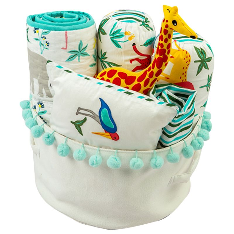 Little West Street - Crib Gift Hamper Serengeti With Quilt