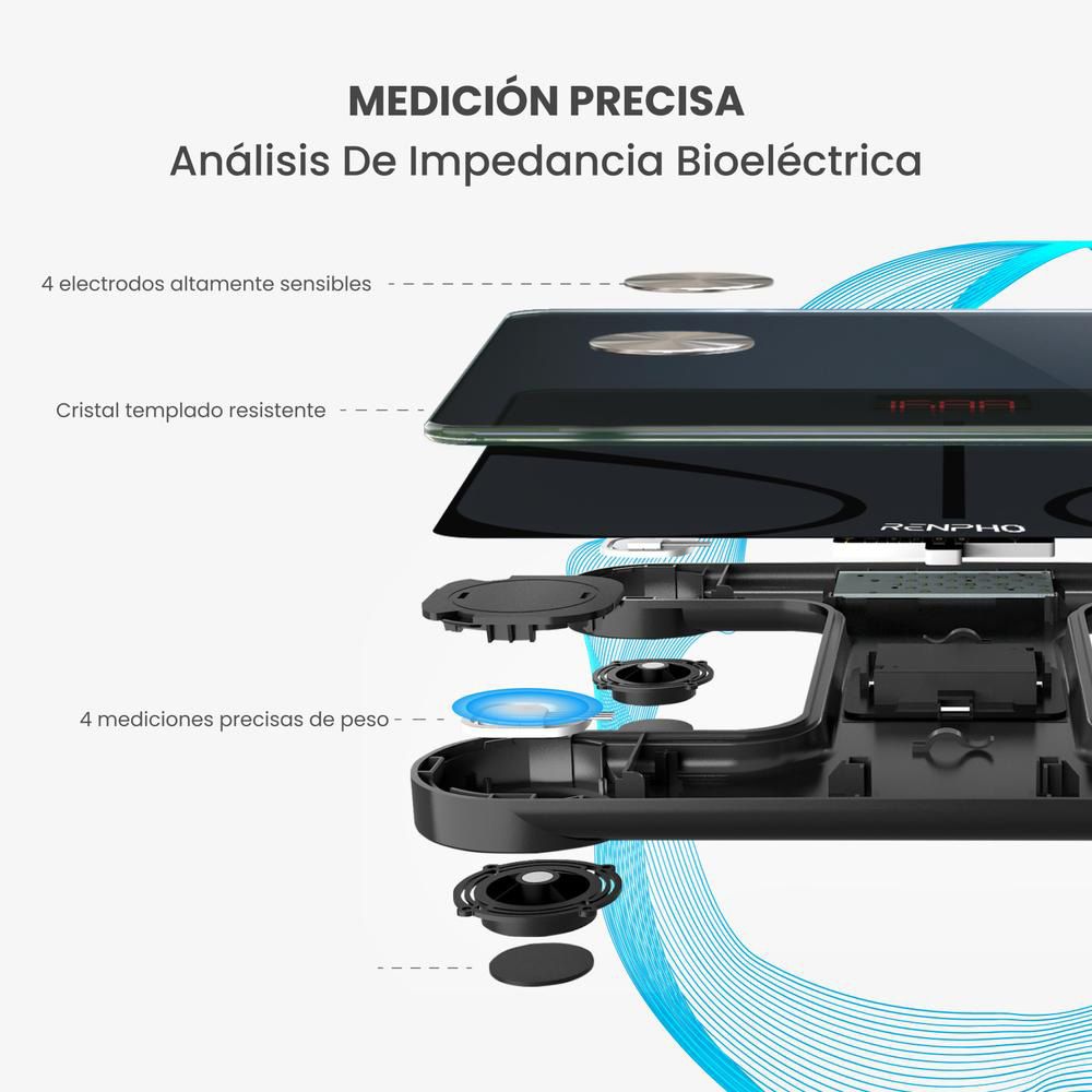 Renpho - Body Fat Scale - Elis 1 - Black