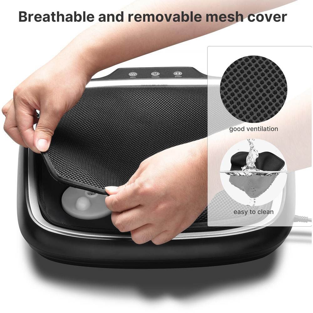 Renpho - Shiatsu Mini Electric Foot Massager - Black