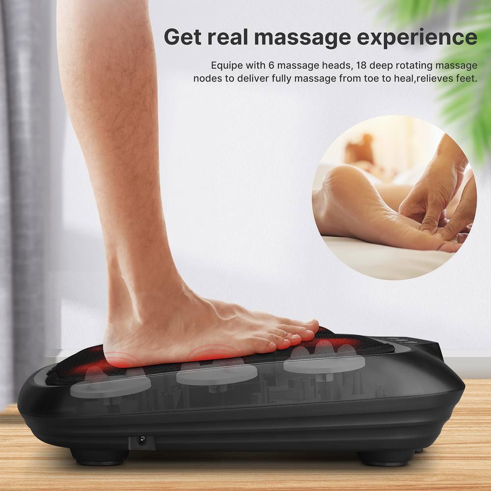 Renpho - Shiatsu Mini Electric Foot Massager - Black