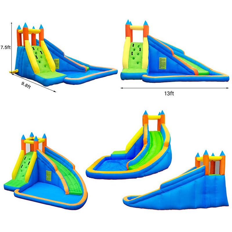 Myts - Inflatable Bounce House Jumping Castle W/ Water Slide