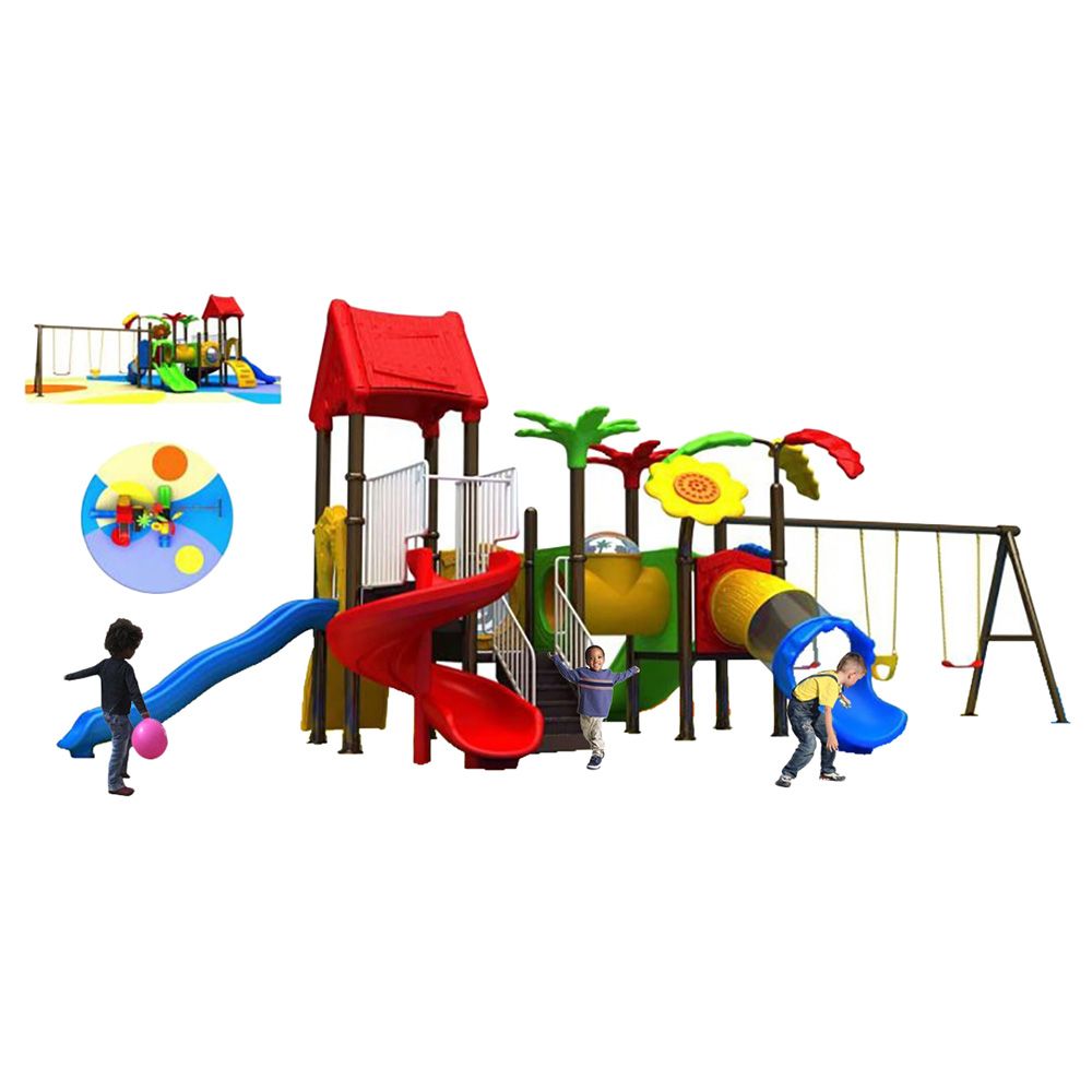 Myts - Mega Kids Flower Playsets With Swings And Slide