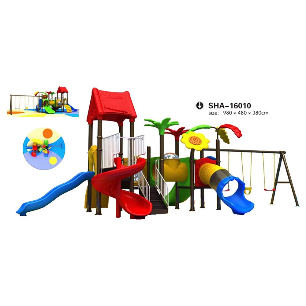 Myts - Mega Kids Flower Playsets With Swings And Slide