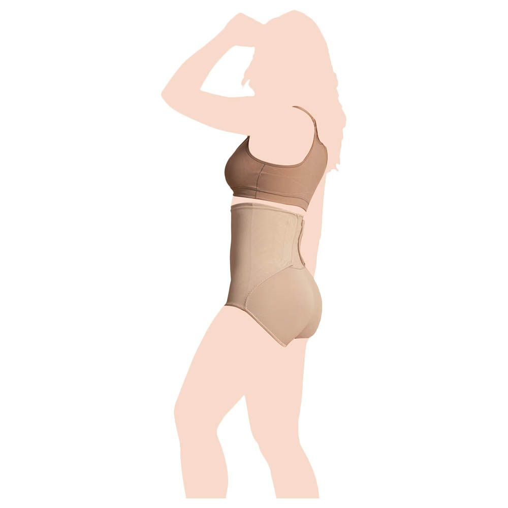 Mums & Bumps - High Waisted Postpartum Panty - Beige