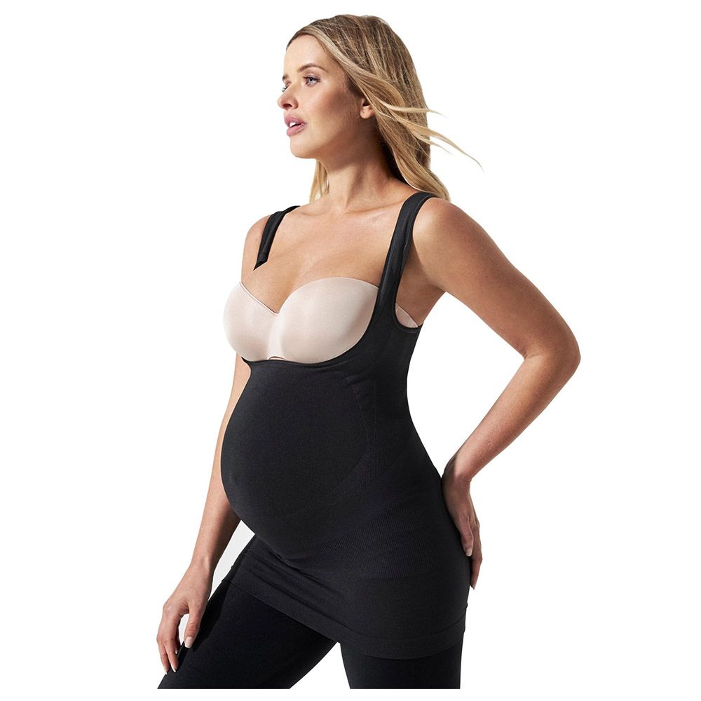 Mums & Bumps - Blanqi Underbust Belly Support Tank - Black