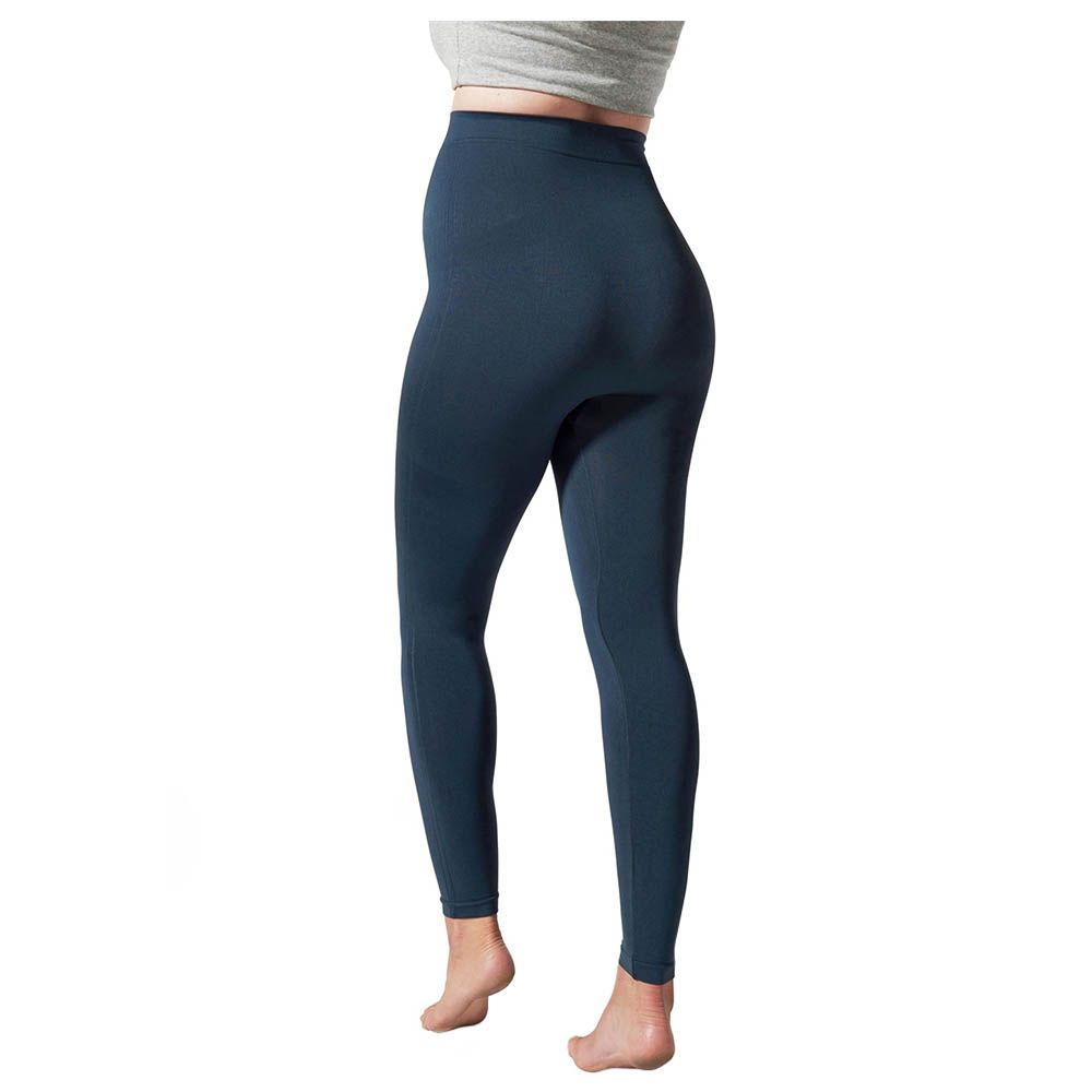 Mums & Bumps - Blanqi Belly Support Leggings - Storm Blue