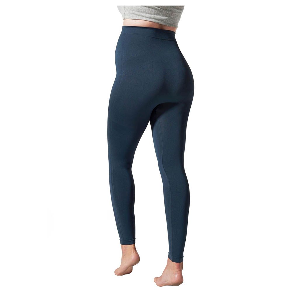 Mums & Bumps - Blanqi Belly Support Leggings - Storm Blue