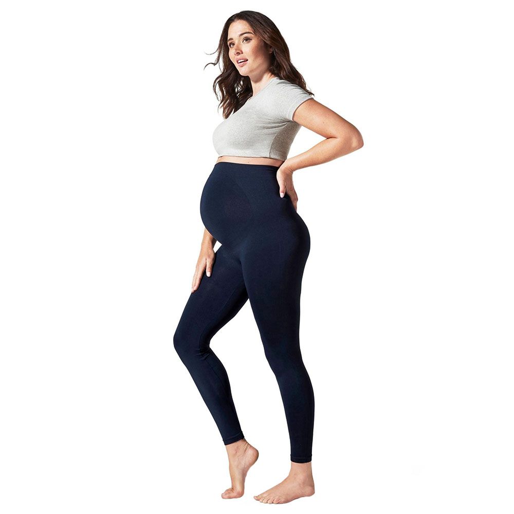 Mums & Bumps - Maternity Belly Support Leggings - Navy