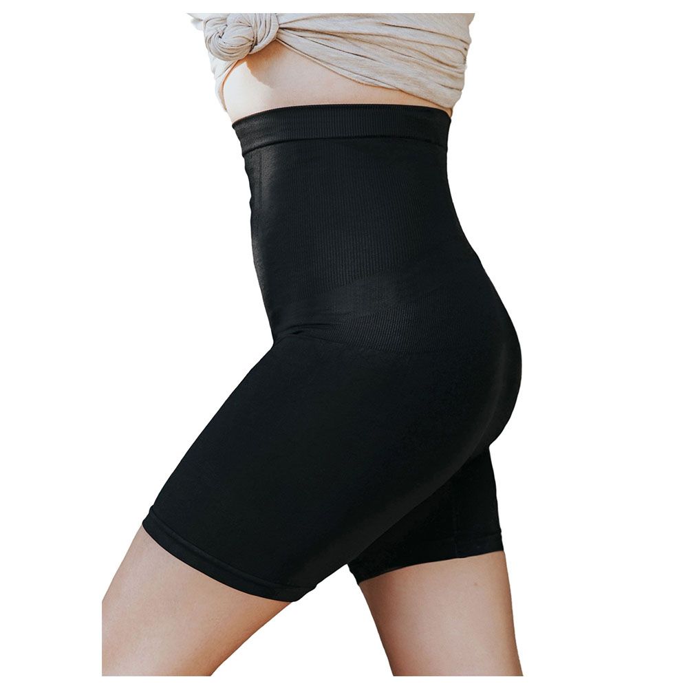 Mums & Bumps - Postpartum Belly Support Girlshort - Black