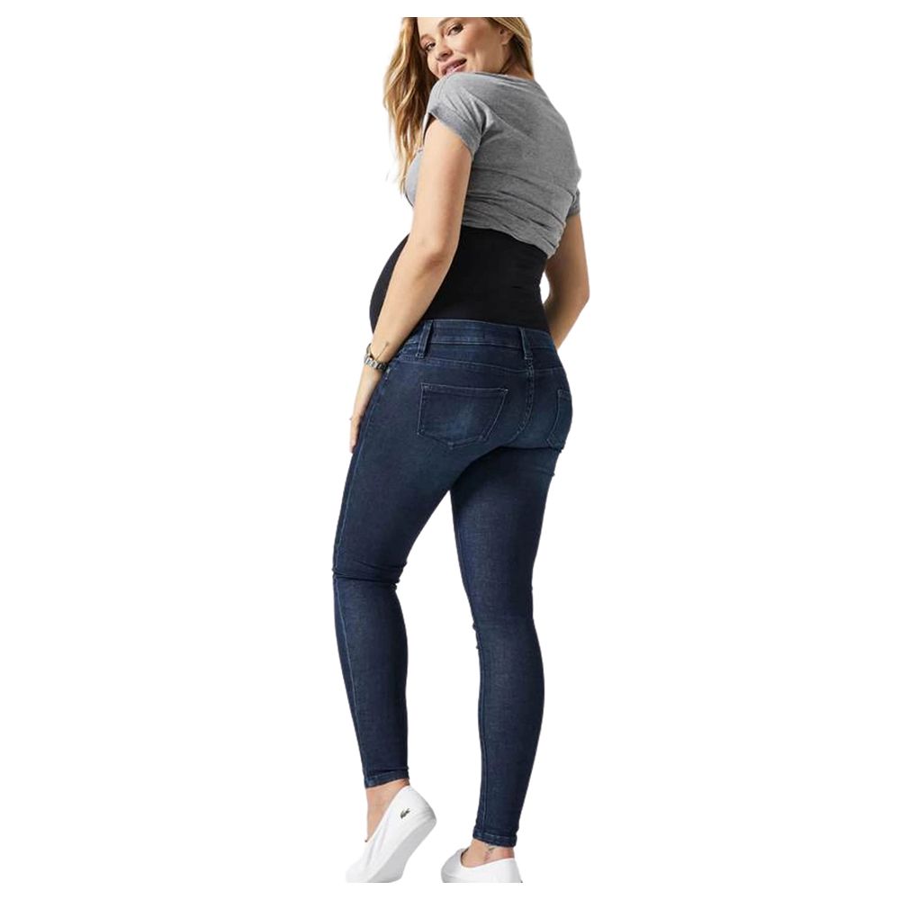 Mums & Bumps - Blanqi Belly Support Skinny Jeans - Smoke Wash