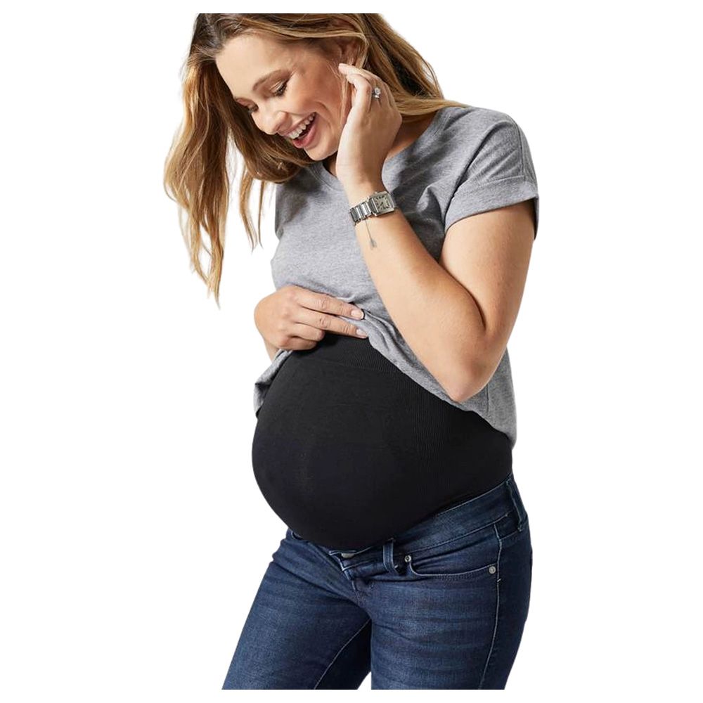 Mums & Bumps - Blanqi Belly Support Skinny Jeans - Smoke Wash