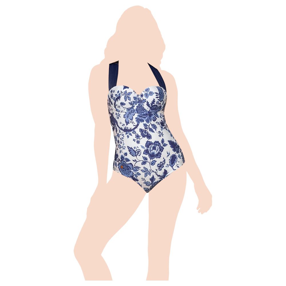 Mums & Bumps - Leonisa Soft Control Swimsuit w/ Expandable Straps