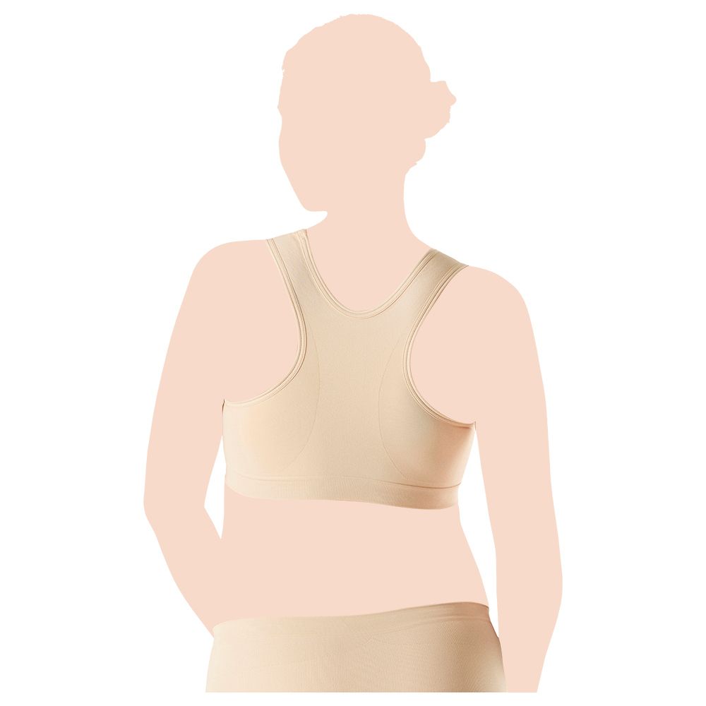 Mums & Bumps - Pregnancy & Sleep Bra - Nude